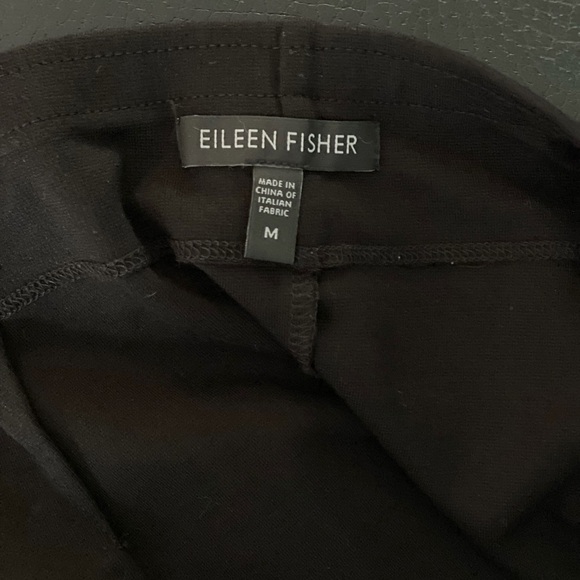 EILEEN FISHER BLACK FIITED SKIRT - Picture 5 of 5